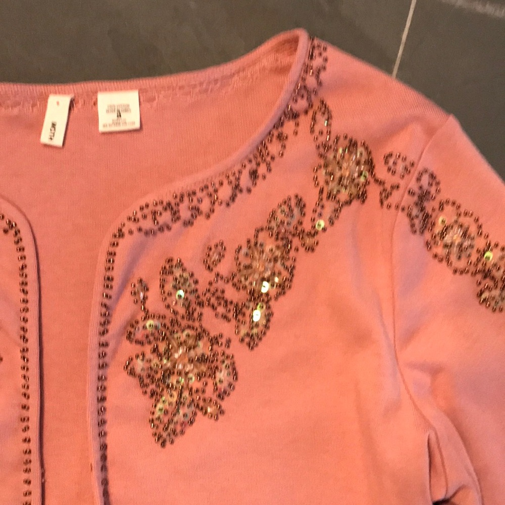 Adorable Anthropologie Beaded Jacket - Size M